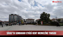 Sivas’ta sonbahar etkisi kent merkezine yansıdı