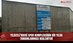 Yıldızeli’ndeki Spor Kompleksinin Bir Yılda Tamamlanması Bekleniyor