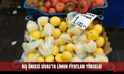 Kış Öncesi Sivas’ta Limon Fiyatları Yükseldi