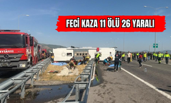 Feci Kaza Tır ile Yolcu Otobüsü Çarpıştı 11 Ölü 26 Yaralı