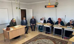 Ulaş Kaymakamı Mukabele Dinledi, Kursiyerlerle Bayramlaştı