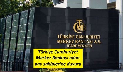 PAY SAHİPLERİNE DUYURU