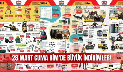 28 Mart 2025 Bim Kataloğu, Avantajlı İndirimler Bim'de Sizleri Bekliyor!
