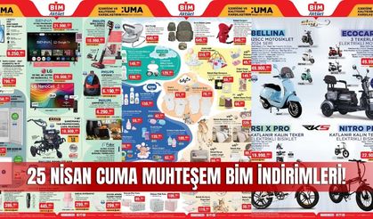 25 Nisan 2025 BİM Aktüel Kataloğu Yayında: Elektrikli Bisikletten Bebek Ürünlerine Yüzlerce Fırsat!