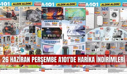 A101 26 Haziran 2025 Aktüel Kataloğu Sivas Şubelerinde Başladı! İşte Kaçırılmayacak İndirimli Ürünler