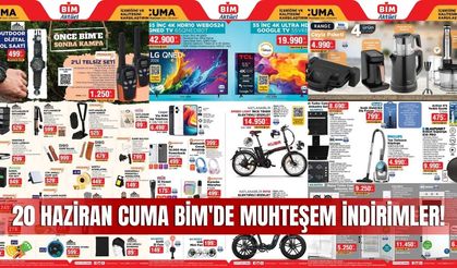 BİM 20 Haziran 2025 Aktüel Kataloğu Yayınlandı! Teknoloji, Beyaz Eşya ve Dev İndirimler