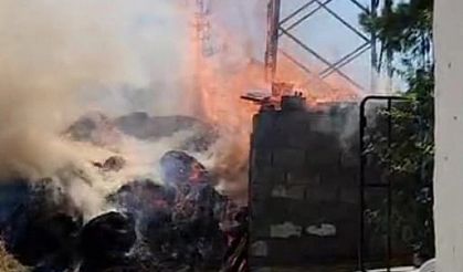 Odunluk alev aldı sebebi görenleri hayrete düşürdü
