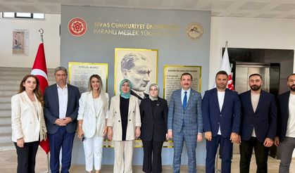 Sivas'ta o bölümün açılışına Milletvekili ziyareti