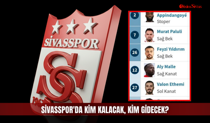 Sivasspor'da Kim Kalacak, Kim Gidecek?