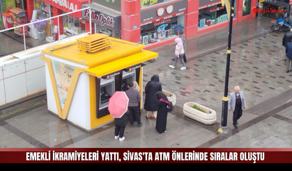 Sivas'ta Bayram Öncesi "ATM" Çilesi Başladı