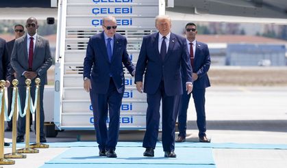 Cumhurbaşkanı Erdoğan, ABD Başkanı Trump’ı karşıladı