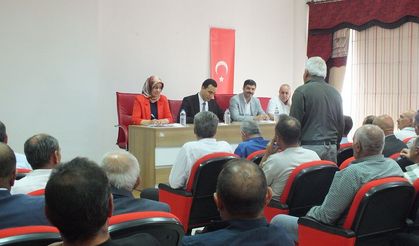 Ulaş Kaymakamı Avcı muhtarlarla bir araya geldi