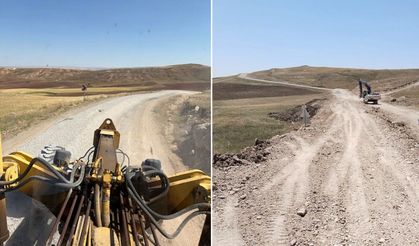 Ulaş Çevirme Köyü yolunda bakım var
