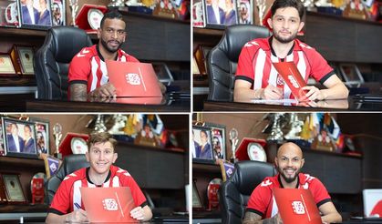 Sivasspor 4 futbolcu ile imza attı