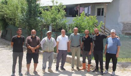 Zara Ziraat Odası Başkanı Şimşek, çiftçileri ziyaret etti