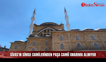 Sivas'ın simge camilerinden Paşa Camii onarıma alınıyor