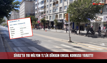 Sivas’ta 110 Milyon TL'lik Dükkan Emsal Korkusu Yarattı!