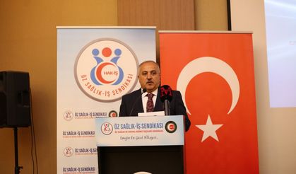 Öz Sağlık-İş Sendikası'nda İbrahim Eyce güven tazeledi