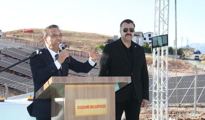 Suşehri’nde 500 konutun elektriğini üretecek güneş santrali açıldı