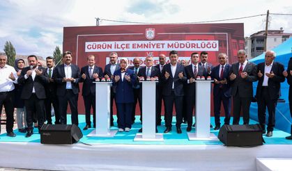 Gürün’de Emniyet Müdürlüğü ve Öğretmenevi için temel atıldı