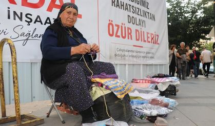 Sivas'ta geçimini 66 yıldır elişi ile yapıyor