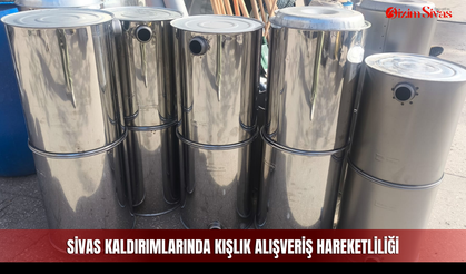 Sivas Kaldırımlarında Kışlık Alışveriş Hareketliliği