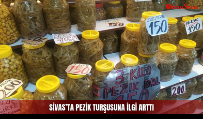 Sivas’ta Pezik Turşusuna İlgi Arttı