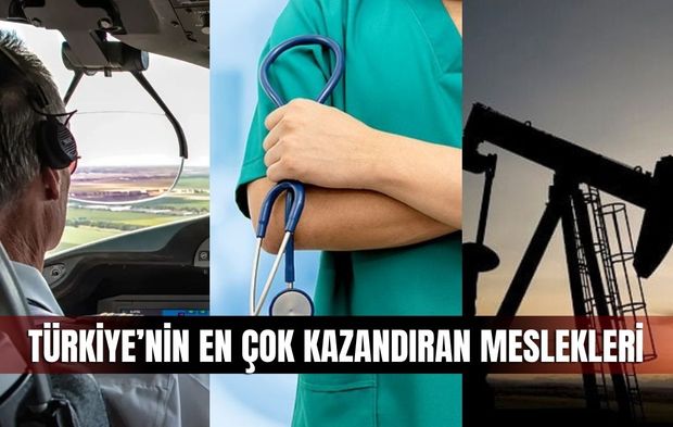 En Çok Kazandıran Meslekler Açıklandı! 456 Bin TL’ye Varan Gelirler Dikkat Çekiyor