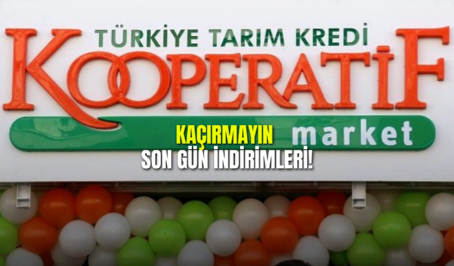KAÇIRMAYIN:SON GÜN İNDİRİMLERİ!