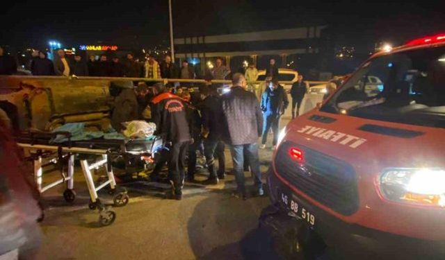 Kahramanmaraş'ta 3 araçlı zincirleme trafik kazası: 5 yaralı