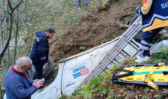 Ordu'da trafik kazası: 3 yaralı