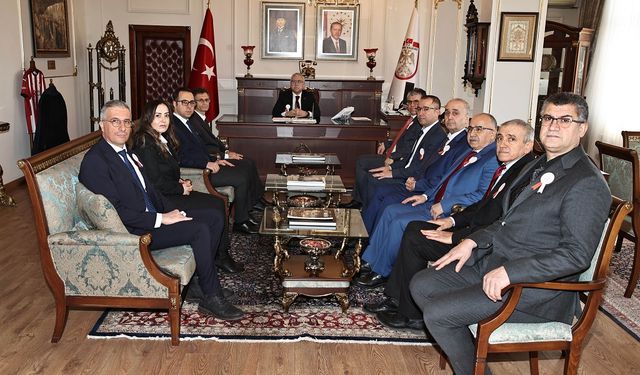 Sivas Defterdarı Aydın Vali Şimşek'i Ziyaret Etti