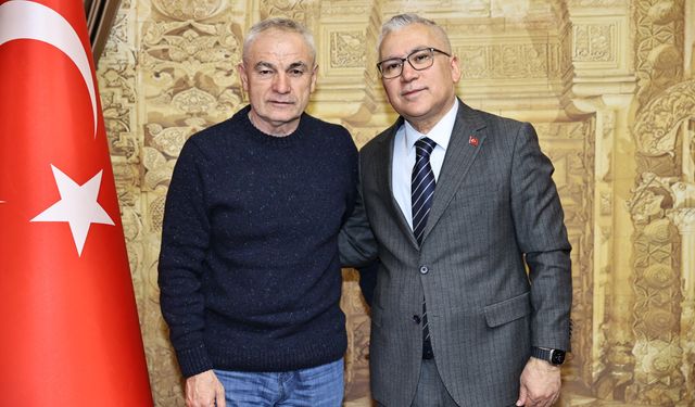 Sivasspor Teknik Direktörü Rıza Çalımbay'dan  Vali Yılmaz Şimşek’e Ziyaret