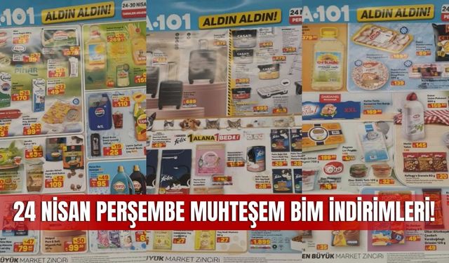 A101 24 Nisan 2025 Aktüel Kataloğu Yayınlandı: Elektronikten Beyaz Eşyaya Yüzlerce Üründe Dev İndirim!