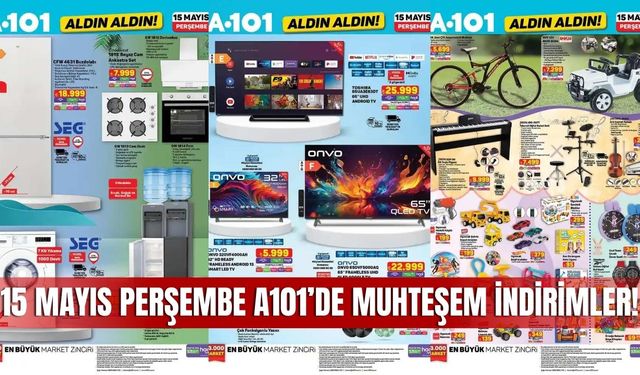 A101 15 Mayıs 2025 Aktüel Ürünler Kataloğu Yayınlandı! Bu Hafta A101’de Hangi Ürünler İndirimde?