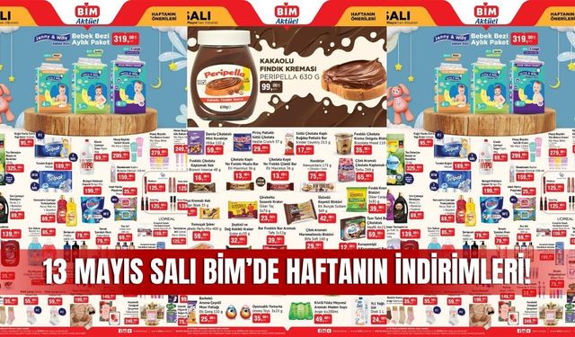 BİM 13 Mayıs 2025 Aktüel Ürünler Kataloğu Yayınlandı! Bu Hafta BİM'e Hangi Ürünler Gelecek?