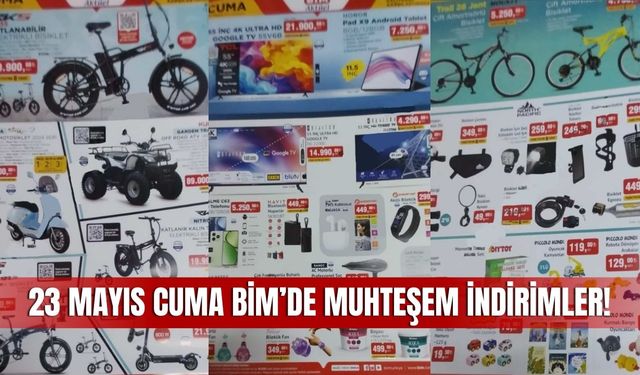 BİM 23 Mayıs 2025 Aktüel Kataloğu Yayınlandı: Teknolojiden Plaj Ürünlerine Kaçırılmayacak Fırsatlar!