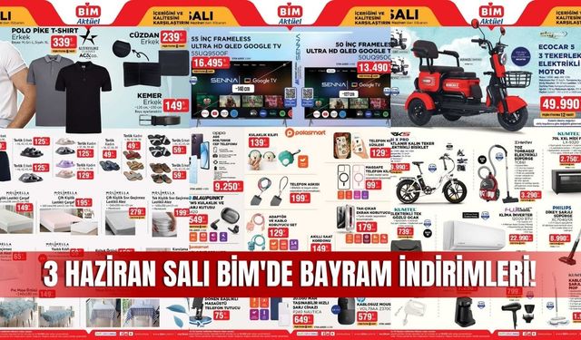 BİM 3 Haziran 2025 Aktüel Ürünler Kataloğu Yayınlandı: Kurban Bayramı'na Özel Dev Kampanya!