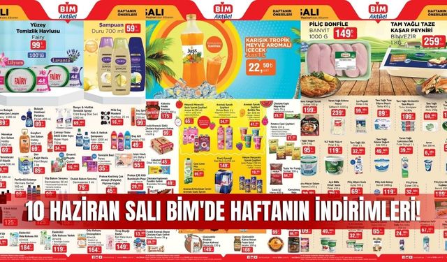 BİM 10 Haziran 2025 Aktüel Ürünler Kataloğu Yayınlandı! Bu Salı BİM’e Hangi Ürünler Gelecek?