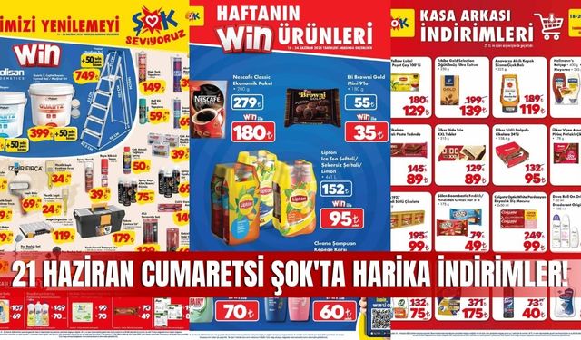 21 Haziran 2025 Şok Aktüel Kataloğu Yayınlandı! Bu Hafta Sonuna Özel Tadilat ve Boya Ürünlerinde Büyük Fırsatlar