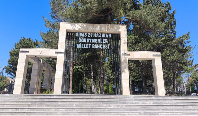 Sivas’ta Serinlik ve Eğlence Bir Arada Millet Bahçesi'ne Büyük İlgi