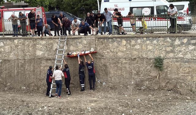 Bir canı kurtarmak isterken kendi canı yandı