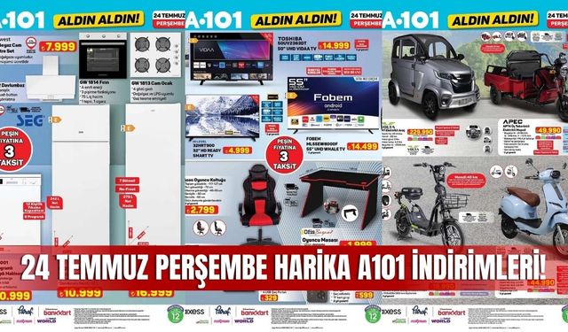 A101 24 Temmuz 2025 Aktüel Kataloğu Yayında! Bu Haftanın En Çok Konuşulacak Kampanyaları Belli Oldu