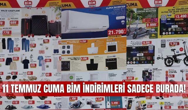 11 Temmuz 2025 BİM Aktüel Kataloğu Yayınlandı! Sivas ve Türkiye Genelinde Büyük İlgi Gören İndirimler Başladı!