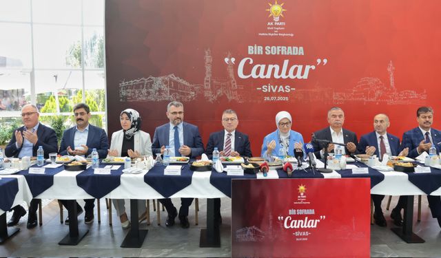 "Bir Sofrada Canlar" Etkinliği Sivas'ta Gerçekleşti