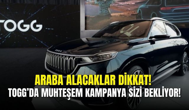 Togg’dan Temmuz Ayına Özel Faizsiz Kredi Kampanyası! Sıfır Araç Kampanyaları