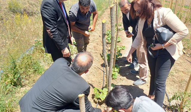 Sivas'ta o üniversite çiftçilerle buluştu