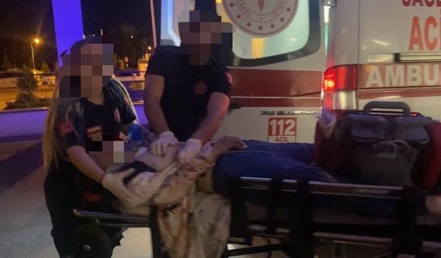 14.kattan aracın üzerine düştü!..