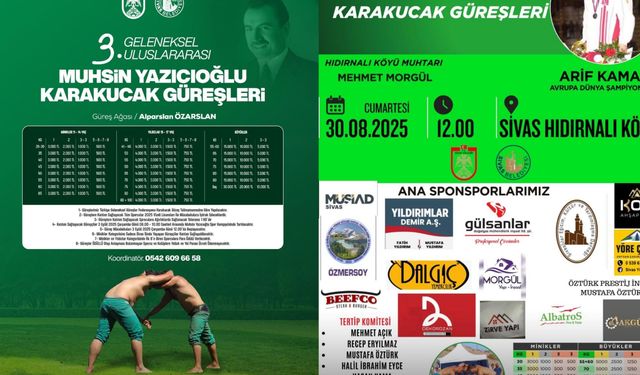 Sivas güreşe doydu