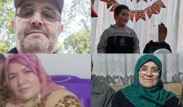 Aile kabristanında yan yana defnedildiler